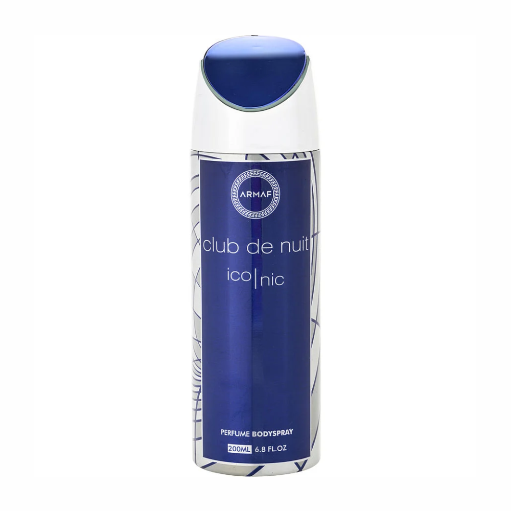 Spray Árabe Club de Nuit Blue Iconic Armaf Perfume Body Spray 200ml