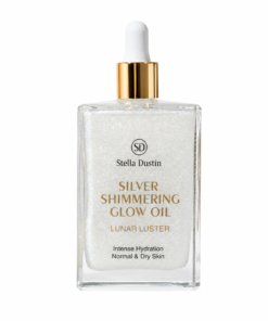 Óleo Corporal Iluminador Stella Dustin Silver Shimmering Glow Oil Lunar Luster 100ml